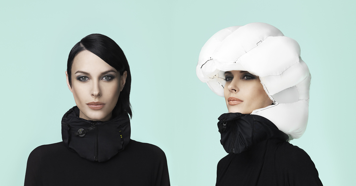 Bike Helmet Airbag Moss and Fog