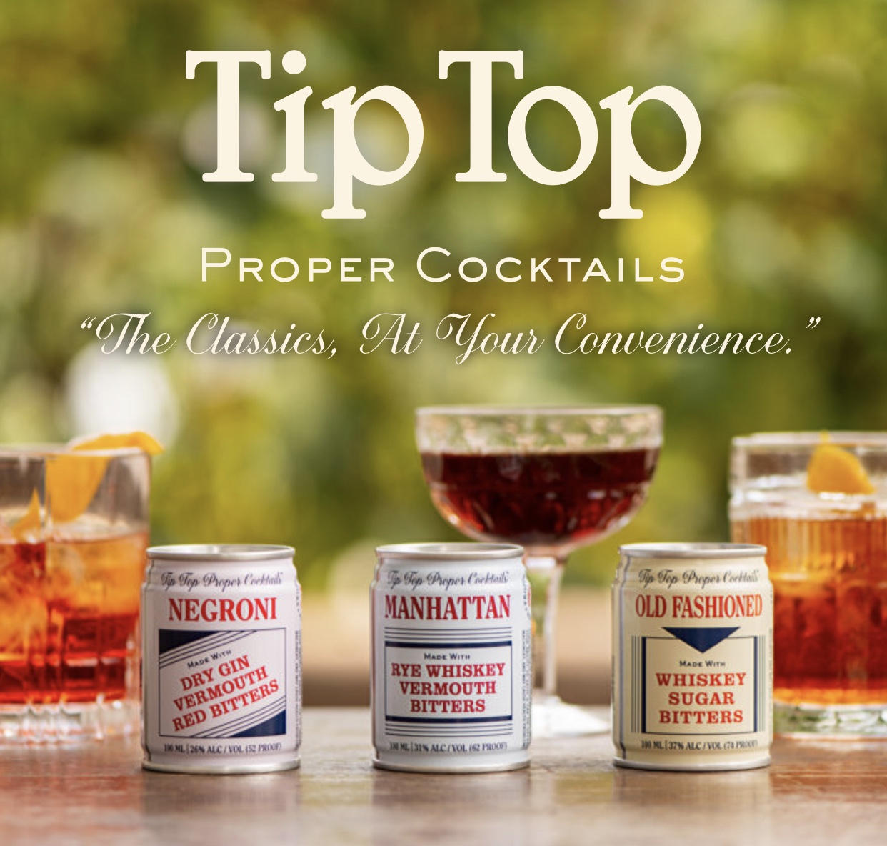 Tip Top Proper Cocktails in a Can Moss and Fog