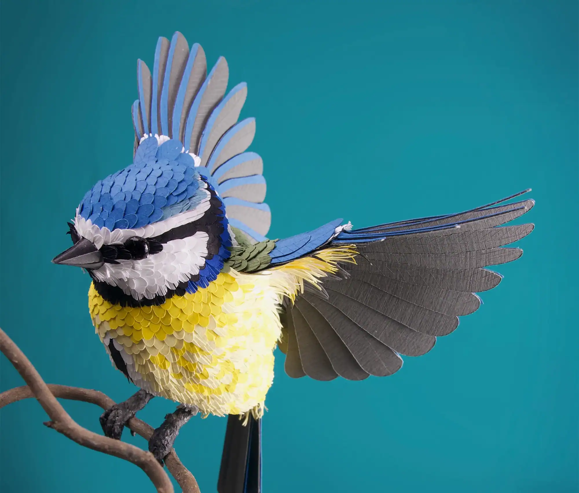 Exquisitely Detailed Paper Birds and Butterflies | Moss and Fog