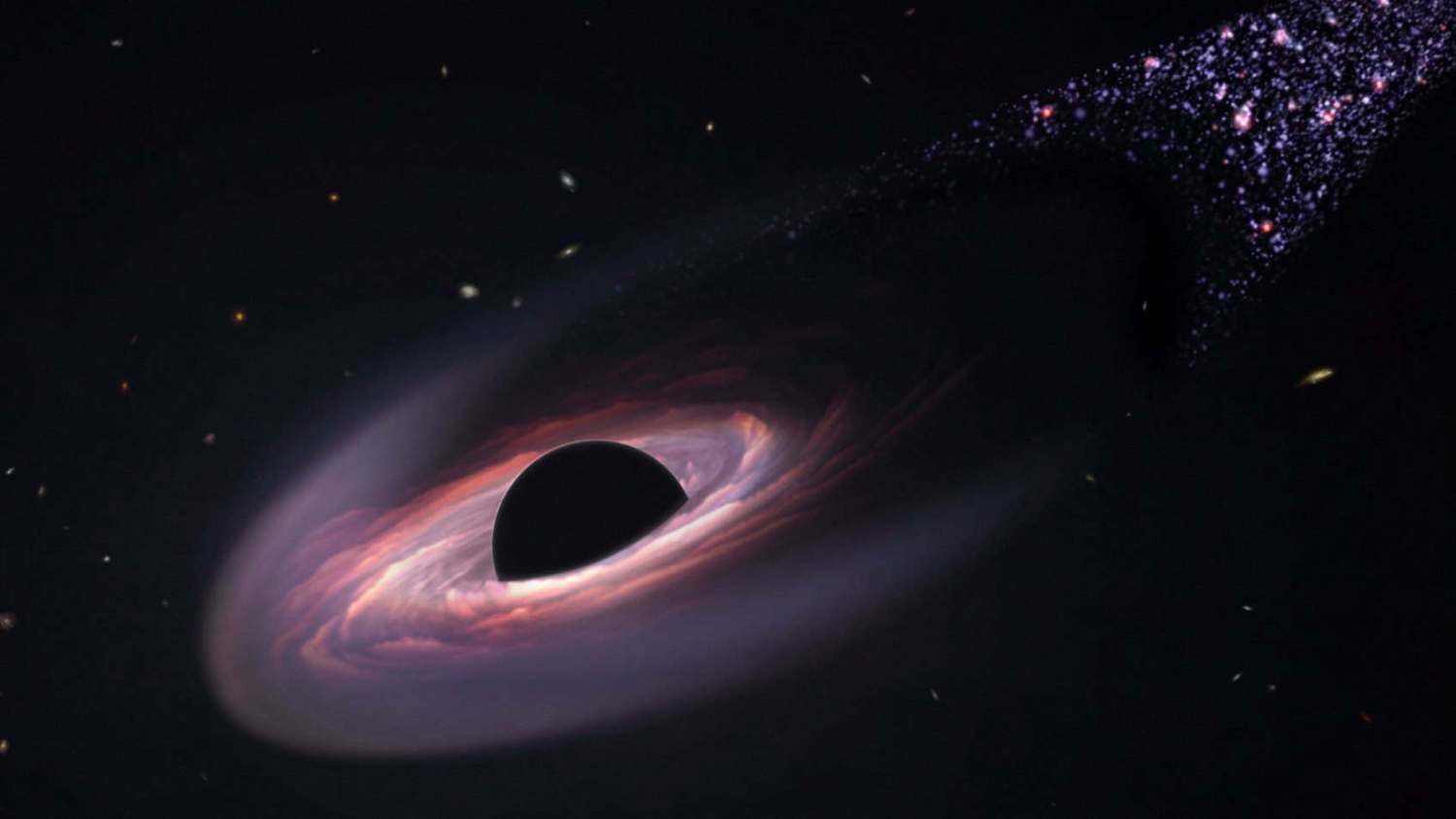 A Runaway Supermassive Black Hole is Tearing Across Interstellar Space ...